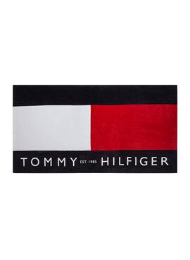 Serviette Logo Tommy Hilfiger Bleu marine pour Homme