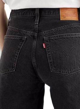 Bermuda Levis 501 Mid Noir pour Femme