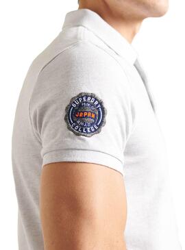 Polo Superdry Classic Superstate Blanc Homme