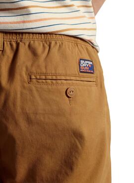 Bermuda Superdry Sunscorched Marron pour Homme